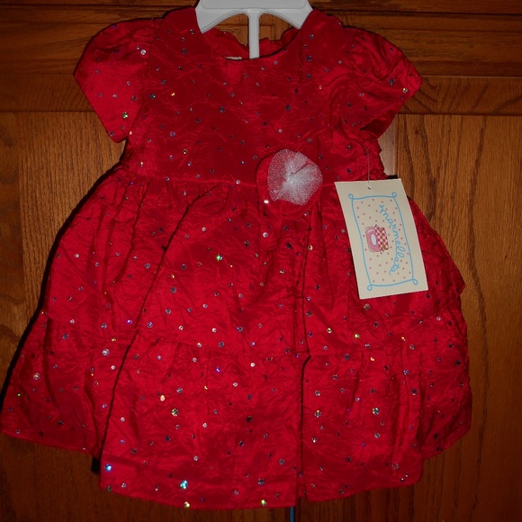 NWT Marmelatta Infant Girl 2pc Dress Bloomers 3-6M - Picture 1 of 4